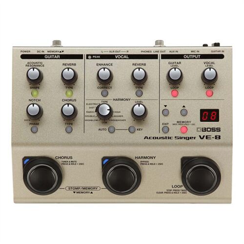 Boss VE-8 Acoustic Singer Effects Processor